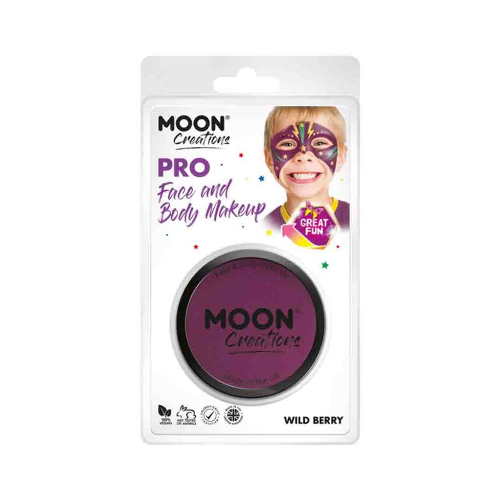 Pro Face Paint Cake Pots -  Wild Berry ( Clamshell) 