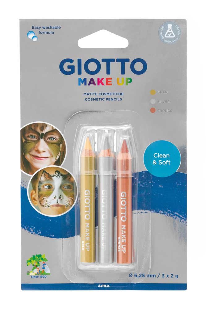 BLS 3 PENCILS GIOTTO MAKEUP METALLIC