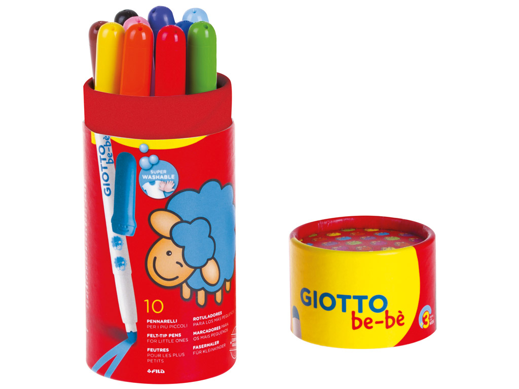 POT GIOTTO BEBE 10 JMBO FIBRE PENS