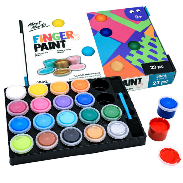 Mont Marte Finger Paint Set 23pc x 35ml