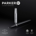 قلم باركر اسود حبر حواف كروم PARKER