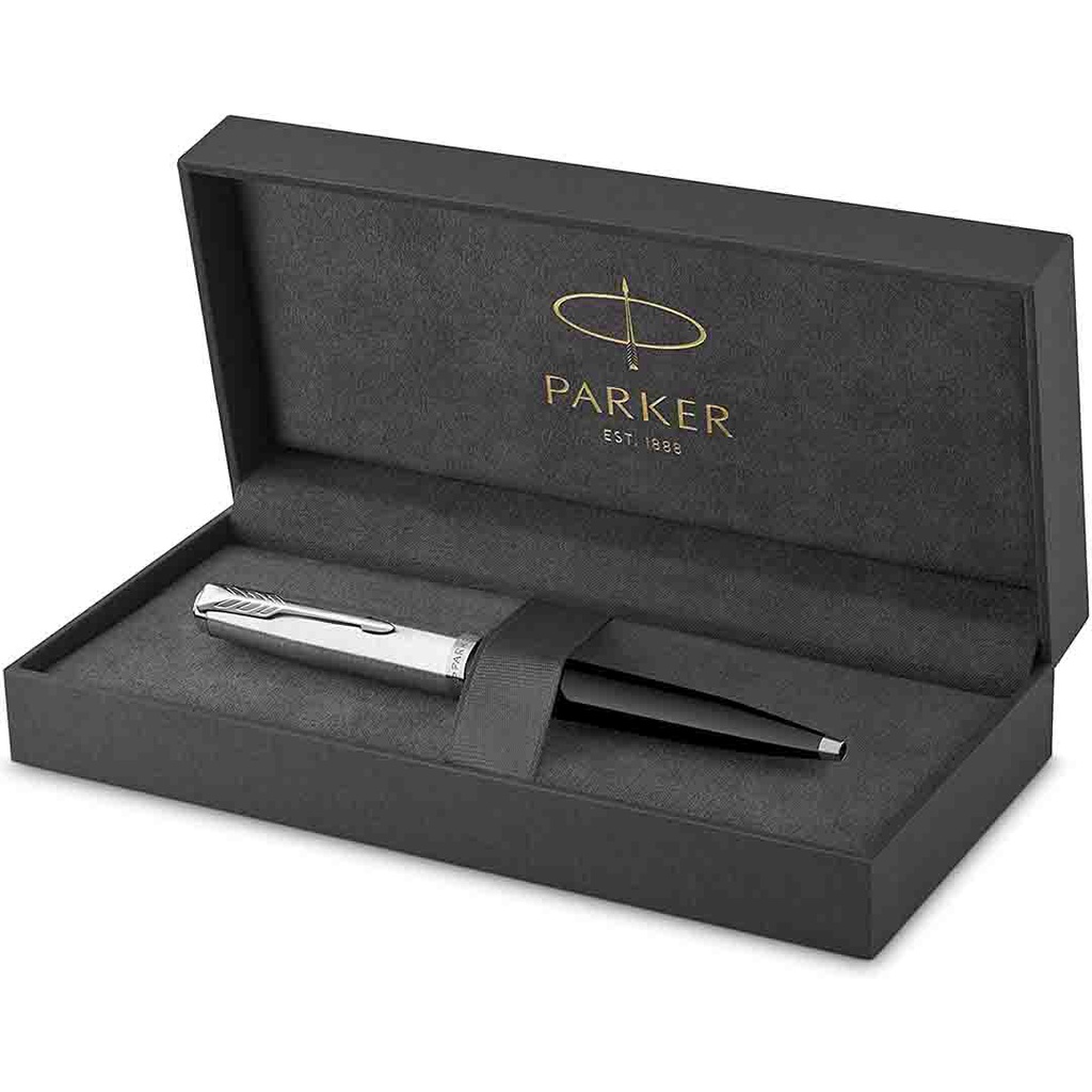 قلم باركر اسود حبر حواف كروم PARKER