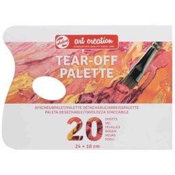 [9067001M] Art Creation tear off palette  18X24CM 