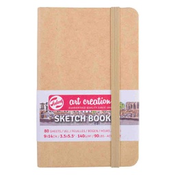 [9314431M] Art Creation sketch book black kraft 9X14 140G 