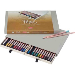 Soft pastels, cardboard wallet of 24