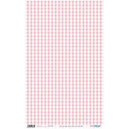 [PFY-1831] RICE PAPER 54*33 BABY PINK VICHY