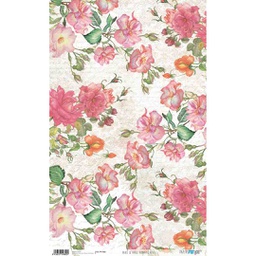 [PFY1800] ورق أرز 54*33 ROMANTIC ROSES