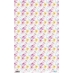 [PFY2623] RICE PAPER 54*33 CARNIVAL FLOWERS