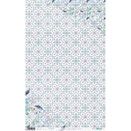[PFY2610] RICE PAPER 54*33 CARNIVAL FLOWERS