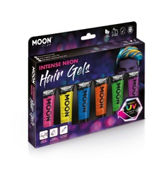 [M36114] Intense Neon UV Hair Gel - Boxset