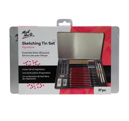 [MMGS0031] Mont Marte Sketching Tin Set 27pc