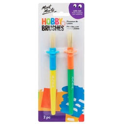 [MMKC0035] Mont Marte Kids Hobby Brush with Rest 2pc