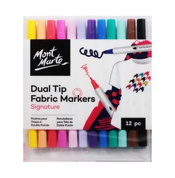 [MMPM0054] Mont Marte Fabric Markers 12pc
