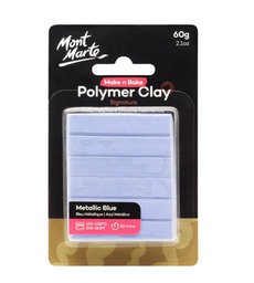[MMSP6063] Mont Marte Make n Bake Polymer Clay 60g - Metallic Blue  