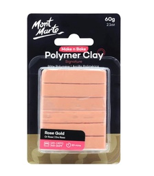 [MMSP6065] Mont Marte Make n Bake Polymer Clay 60g - Rose Gold