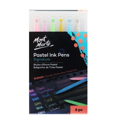 [MPN0124] Mont Marte Pastel Ink Pens Fine Tip 6pc