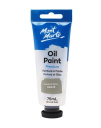 [MPO7544] Mont Marte Oil Paint 75ml - Neutral Grey