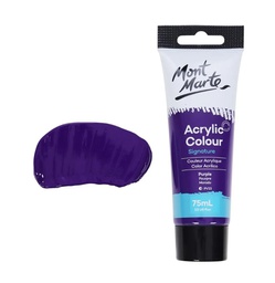 [MSCH7516] Mont Marte Studio Acrylic Paint 75ml - Purple