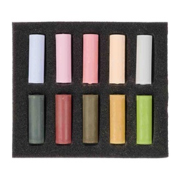 [31821011] Rembrandt soft pastels  set MUTED COLOURS 10.5