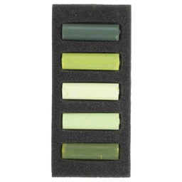 [31820526] Rembrandt soft pastels  set LUSH GREENS 5.5