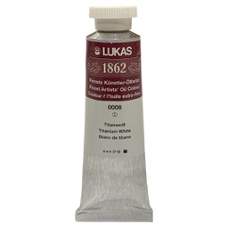 [700080009] Lukas oil color 37ml Titanium White
