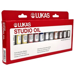 [7654200000] Lukas Studio Oil color 12x20ml Set
