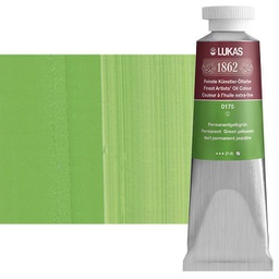 [701750009] Lukas oil color 37ml Permanent Green Yellow
