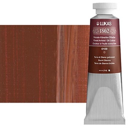 [701090009] Lukas oil color 37ml Burnt Sienna