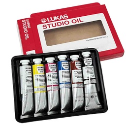 [764820000] Lukas Studio Oil color 6x20ml Set