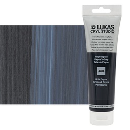 [747840012] Lukas Studio Acrylic color 125ml Paynes Grey