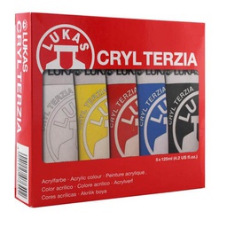 [764810000] Lukas Terzia Acrylic color 5x125ml Classic Set