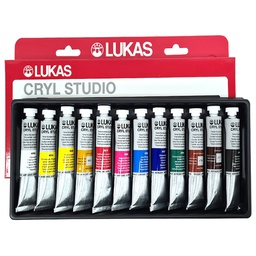 [765410000] الوان اكريلك من لوكاس  12X20ml