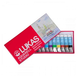 [6104000] Lukas Watercolor Studio Set of 12 12 ml Tubes