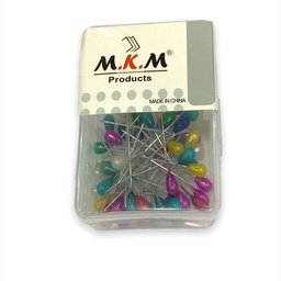 [IB-2698] دبوس راس بلاستيك ملون M.K.M IB-2698