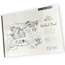 [E5501] Phoenix Sketch pad 160GSM 20sheet 12X16IN