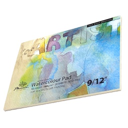 [E5502] Phoenix WaterColor pad 180GSM 20sheet 9X12IN