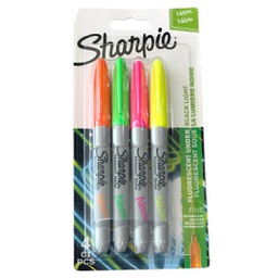 [1985855] قلم شاربي ماركر الوان نيون  4 لون