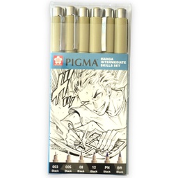 [XSDK-M6B] قلم رسم ماركر ساكورا بيجما