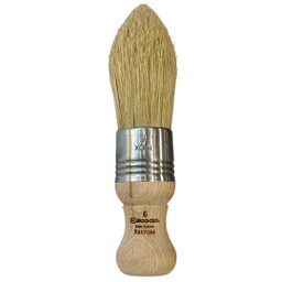 [776010600] ESCODA ROUND OVAL BRISTLE, STUBBY HANDLE size 6 Series RESTORE