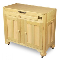 [SFE0128] طاولة الفنان الخشبية مع خزانة لحفظ الادوات عرض 38 بوصة × ارتفاع 32 بوصة × عمق 18 بوصة
