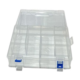 [SFA177] صندوق بلاستك لتخزين الادوات سهل تعديل الخانات مقاس 30×20×6.3 سم