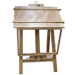 [SFE0003] Heavy duty studio easel Beech wood, hold canvas up to 120cm