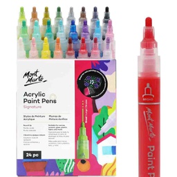 [MPN0164] Mont Marte Acrylic Paint Pens Broad Tip 24pc