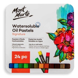 [MMPT0027] Mont Marte Watersoluble Oil Pastels 24pc in Tin Box
