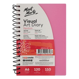 [MSB0078] Mont Marte Visual Art Diary PP Coloured Cover A6