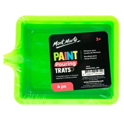 [MMKC0254] Mont Marte Paint Pouring Trays 4pc