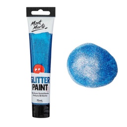 [MKGL0008] Mont Marte Glitter Paint 75ml - Dark Blue