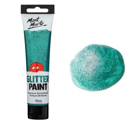 [MKGL0010] Mont Marte Glitter Paint 75ml - Turquoise