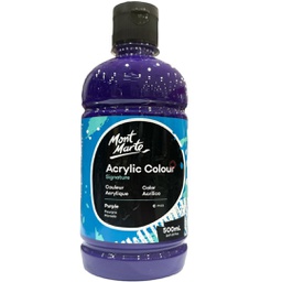 [MSCH5005_V04] Mont Marte Acrylic Colour 500ml bottle - Purple