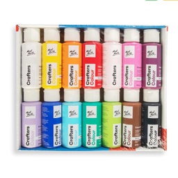[PMCA6001] Mont Marte Crafters Colour Basic Set 14pc x 60ml